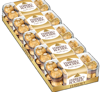 Ferrero Rocher 16-pc Gift Box Open Stock 7oz 5ct
